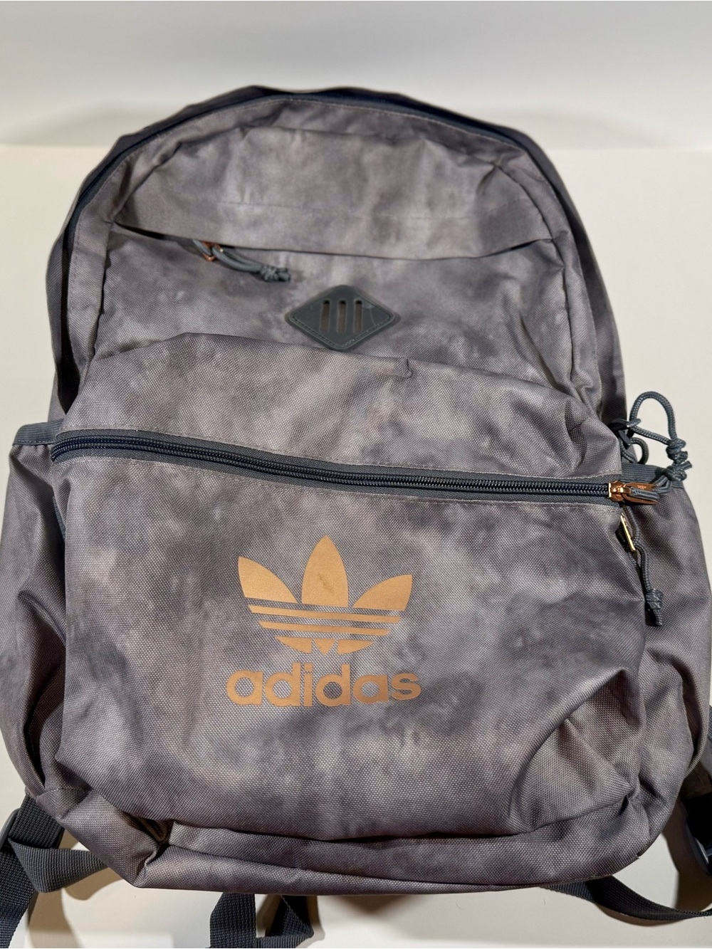 Adidas Grey Trefoil Backpack Carry On
